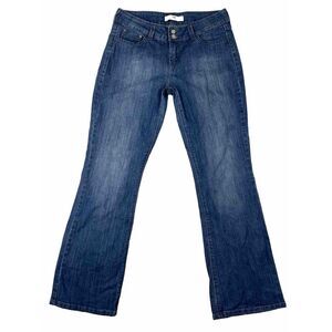 Levi's 526 Slender Boot Womens Mid Rise‎ Jeans Medium Wash Flap Pockets Size 6M